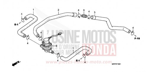 AIR INJECTION CONTROLVALVE CB1300SA9 de 2009